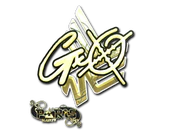 Sticker | gxx- (Gold) | Paris 2023 image