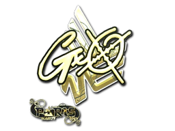 Sticker | gxx- (Gold) | Paris 2023 image