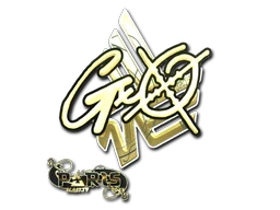Sticker | gxx- (Gold) | Paris 2023 image
