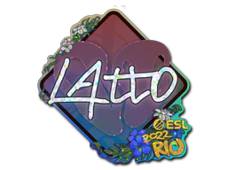 Sticker | latto (Glitter) | Rio 2022 image