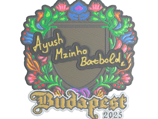 Sticker | mzinho (Embroidered) | Budapest 2025