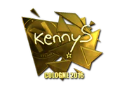 Sticker | kennyS (Gold) | Cologne 2016 image