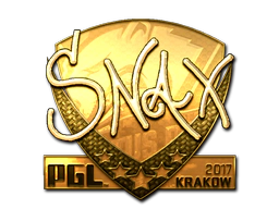 Sticker | Snax (Gold) | Krakow 2017 image