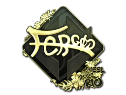 Sticker | fer (Gold) | Rio 2022 image