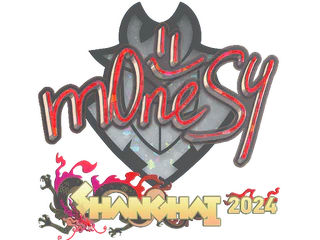 Sticker | m0NESY (Glitter) | Shanghai 2024