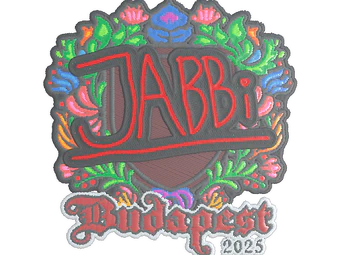 Sticker | jabbi (Embroidered) | Budapest 2025 image