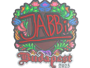 Sticker | jabbi (Embroidered) | Budapest 2025 image