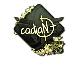 Sticker | cadiaN (Gold) | Rio 2022 image