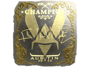 Sticker | FlameZ (Gold, Champion) | Austin 2025 image