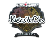 Sticker | Aleksib (Foil) | Berlin 2019 image