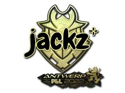 Sticker | JaCkz (Gold) | Antwerp 2022 image
