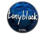 Sticker | tonyblack (Foil) | Katowice 2019 image