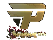 Sticker | paiN Gaming (Gold) | Shanghai 2024 image
