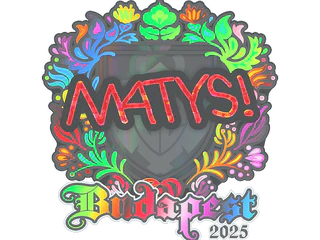 Sticker | MATYS (Holo) | Budapest 2025