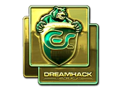 Sticker | ESC Gaming (Gold) | DreamHack 2014 image