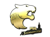 Sticker | FURIA (Gold) | Stockholm 2021 image