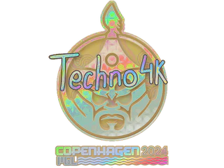 Sticker | Techno4K (Holo) | Copenhagen 2024