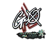 Sticker | gxx- (Glitter) | Antwerp 2022 image
