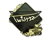 Sticker | Twistzz (Gold) | Rio 2022 image
