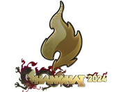 Sticker | Passion UA (Gold) | Shanghai 2024 image