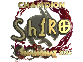 Sticker | sh1ro (Gold, Champion) | Shanghai 2024 image