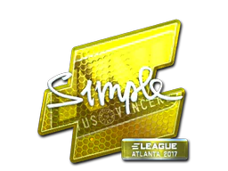 Sticker | s1mple (Foil) | Atlanta 2017 image