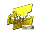 Sticker | s1mple (Foil) | Atlanta 2017 image