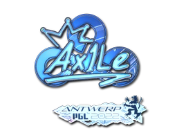 Sticker | Ax1Le (Holo) | Antwerp 2022 image