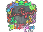 Sticker | SunPayus (Holo) | Budapest 2025 image