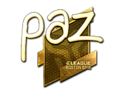 Sticker | paz (Gold) | Boston 2018 image