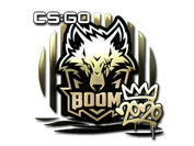 Sticker | Boom (Gold) | 2020 RMR image