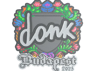 Sticker | donk (Embroidered) | Budapest 2025