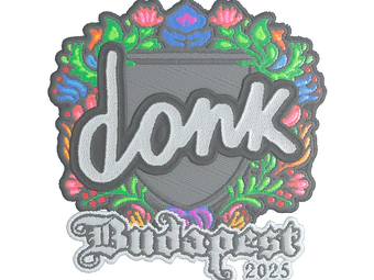 Sticker | donk (Embroidered) | Budapest 2025 image