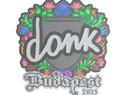 Sticker | donk (Embroidered) | Budapest 2025 image