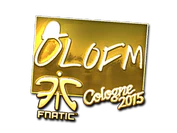 Sticker | olofmeister (Gold) | Cologne 2015 image