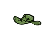 Sealed Graffiti | Sheriff (Battle Green) image