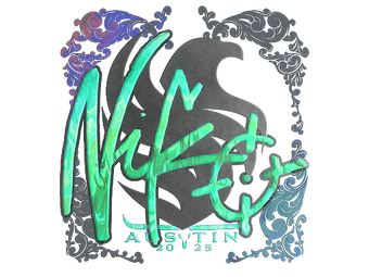 Sticker | NiKo (Holo) | Austin 2025 image