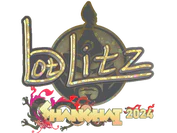 Sticker | bLitz (Glitter) | Shanghai 2024 image