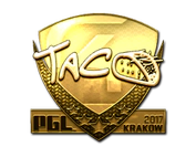 Sticker | TACO (Gold) | Krakow 2017 image