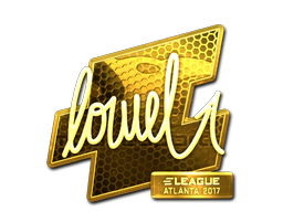 Sticker | loWel (Gold) | Atlanta 2017 image