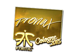 Sticker | pronax (Gold) | Cologne 2015 image