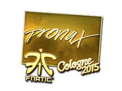 Sticker | pronax (Gold) | Cologne 2015 image