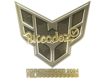 Sticker | nicoodoz (Gold) | Copenhagen 2024 image