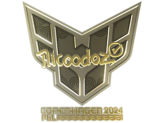 Sticker | nicoodoz (Gold) | Copenhagen 2024