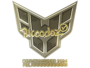 Sticker | nicoodoz (Gold) | Copenhagen 2024 image