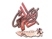 Sticker | gxx- (Holo) | Antwerp 2022 image
