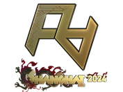 Sticker | Rare Atom (Gold) | Shanghai 2024 image