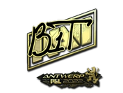 Sticker | b1t (Gold) | Antwerp 2022 image