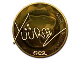 Sticker | yuurih (Gold) | Katowice 2019 image