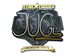 Sticker | JUGi (Gold) | Berlin 2019 image